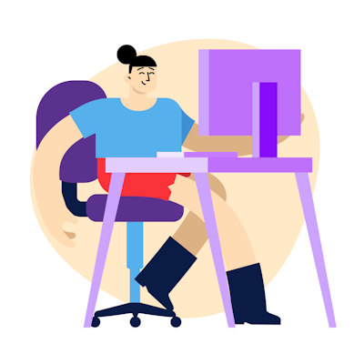 at Home Searching card