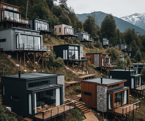 Casas en terrenos inclinados