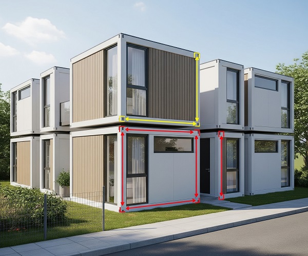 Casas armadas con módulos apilables